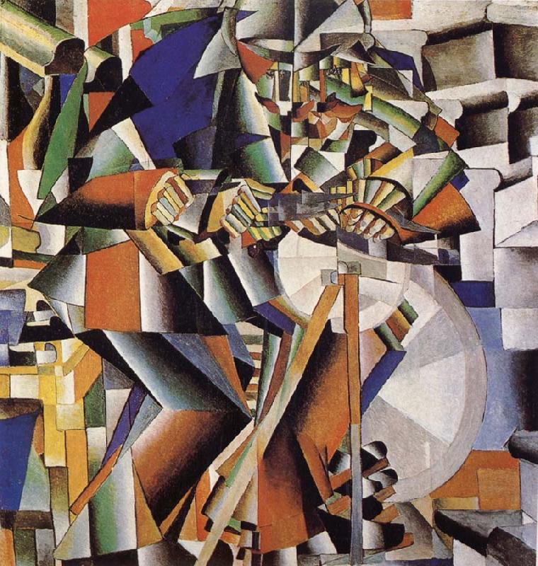 Kazimir Malevich Knife-Grinder Germany oil painting art